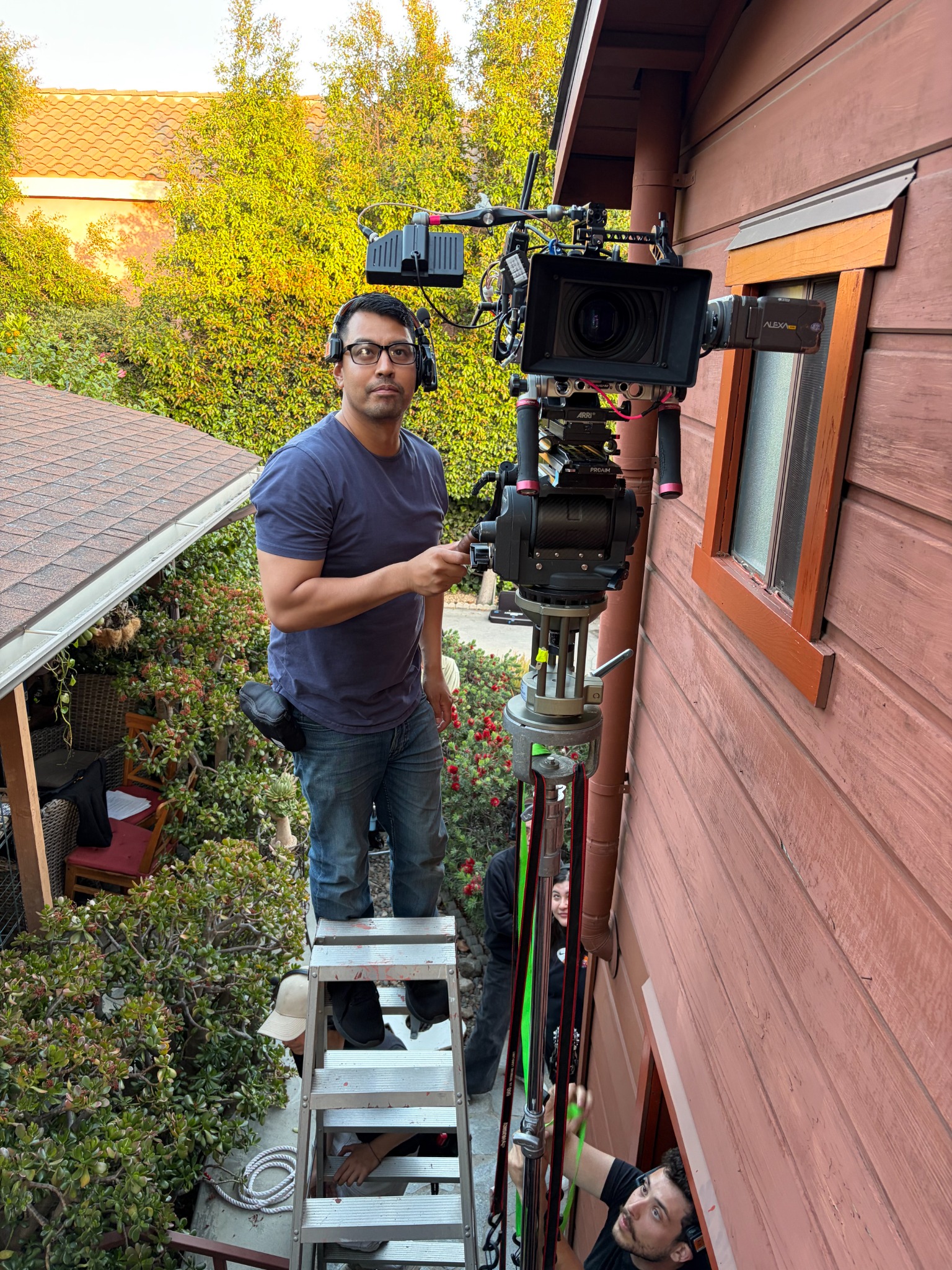 James Valdez on set 5