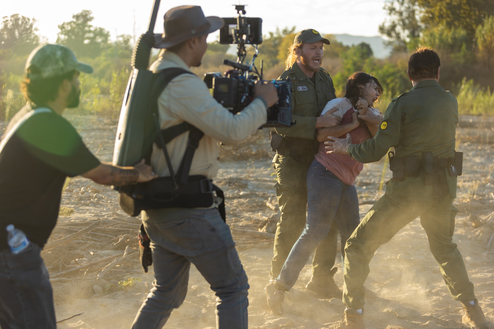 James Valdez on set 10